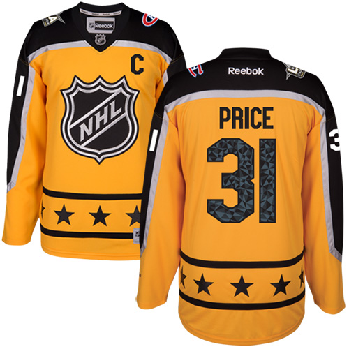 Canadiens #31 Carey Price Yellow 2017 All-Star Atlantic Division Women's Stitched NHL Jersey Canadiens #31 Carey Price Yellow 2017 All-Star Atlantic Division Women's Stitched NHL Jersey