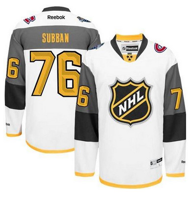 Canadiens #76 P.K Subban White 2016 All Star Stitched NHL Jersey Canadiens #76 P.K Subban White 2016 All Star Stitched NHL Jersey