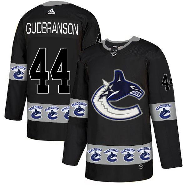 Canucks 44 Erik Gudbranson Black Team Logos Fashion Adidas Jersey Canucks 44 Erik Gudbranson Black Team Logos Fashion Adidas Jersey
