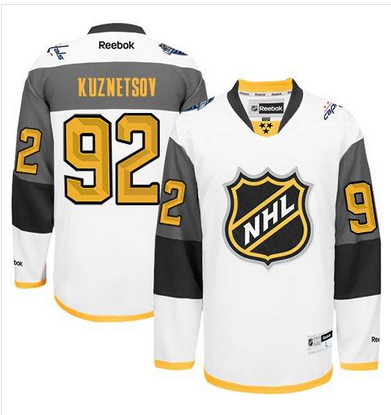 Capitals #92 Evgeny Kuznetsov White 2016 All Star Stitched NHL Jersey