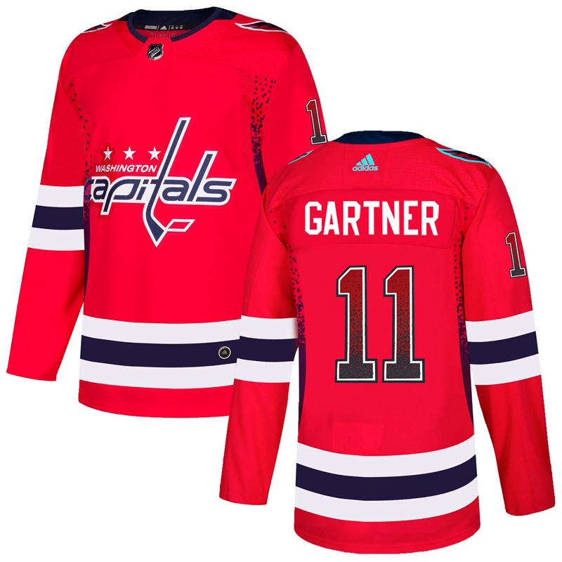 Capitals 11 Mike Gartner Red Drift Fashion Adidas Jersey Capitals 11 Mike Gartner Red Drift Fashion Adidas Jersey