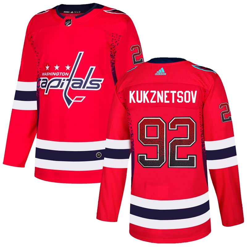Capitals 92 Evgeny Kuznetsov Red Drift Fashion Adidas Jersey Capitals 92 Evgeny Kuznetsov Red Drift Fashion Adidas Jersey