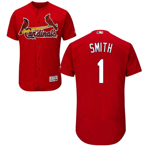 Cardinals #1 Ozzie Smith Red Flexbase Authentic Collection Stitched MLB Jersey Cardinals #1 Ozzie Smith Red Flexbase Authentic Collection Stitched MLB Jersey