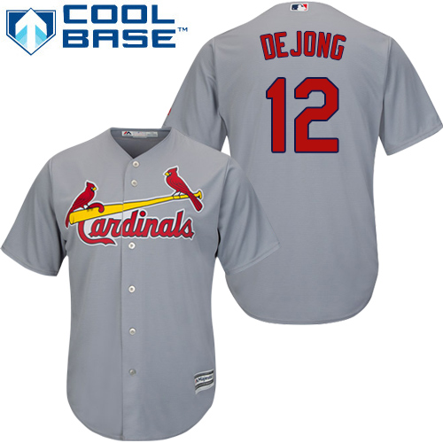 Cardinals #12 Paul DeJong Grey New Cool Base Stitched Baseball Jersey Cardinals #12 Paul DeJong Grey New Cool Base Stitched Baseball Jersey