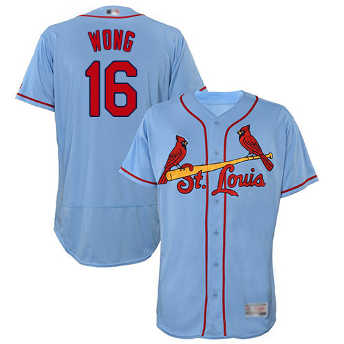 Cardinals #16 Kolten Wong Light Blue Flexbase Authentic Collection Stitched Baseball Jersey Cardinals #16 Kolten Wong Light Blue Flexbase Authentic Collection Stitched Baseball Jersey