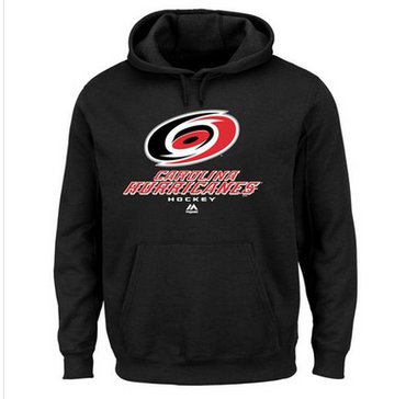 Carolina Hurricanes Majestic Critical Victory VIII Fleece Hoodie Black