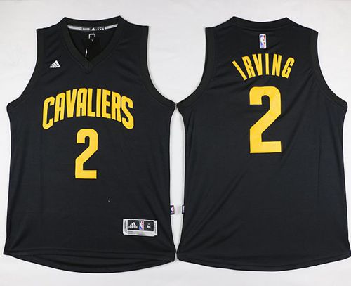 Cavaliers #2 Kyrie Irving Black Fashion Stitched NBA Jersey Cavaliers #2 Kyrie Irving Black Fashion Stitched NBA Jersey