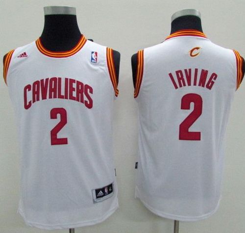 Cavaliers #2 Kyrie Irving White Stitched Youth NBA Jersey Cavaliers #2 Kyrie Irving White Stitched Youth NBA Jersey