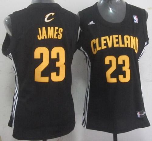 Cavaliers #23 LeBron James Black Women's Fashion Stitched NBA Jersey Cavaliers #23 LeBron James Black Women's Fashion Stitched NBA Jersey
