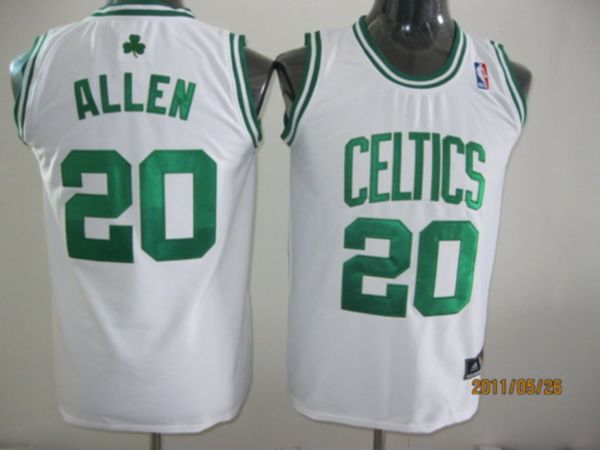 Celtics #20 Ray Allen White Stitched Youth NBA Jersey Celtics #20 Ray Allen White Stitched Youth NBA Jersey