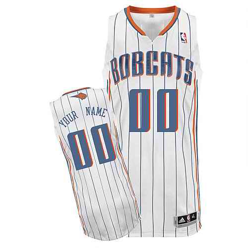 Charlotte Bobcats Custom White Home Jersey