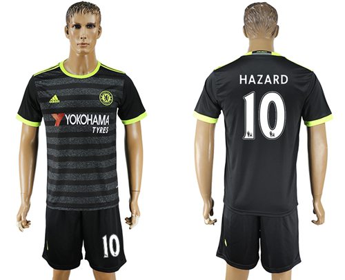Chelsea #10 Hazard Away Soccer Club Jersey