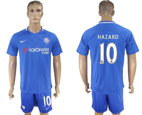 Chelsea #10 Hazard Home Soccer Club Jersey