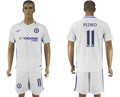 Chelsea #11 Pedro Away Soccer Club Jersey