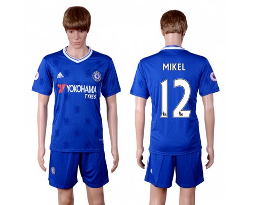 Chelsea #12 Mikel Home Soccer Club Jersey Chelsea #12 Mikel Home Soccer Club Jersey