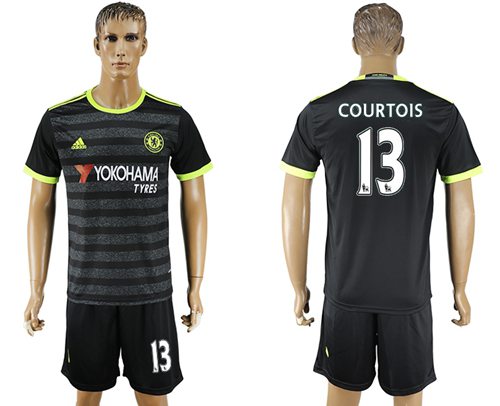 Chelsea #13 Courtois Away Soccer Club Jersey Chelsea #13 Courtois Away Soccer Club Jersey