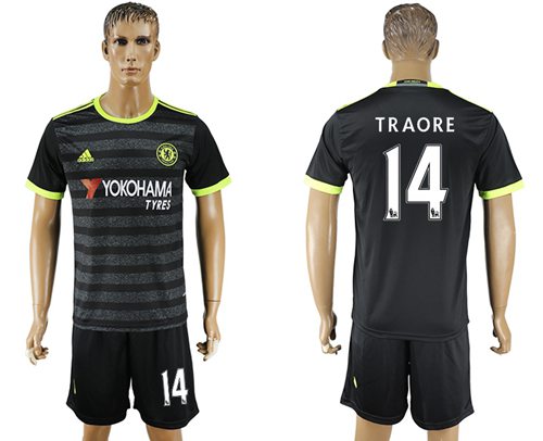 Chelsea #14 Traore Away Soccer Club Jersey