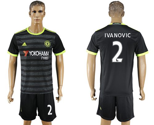 Chelsea #2 Ivanovic Away Soccer Club Jersey Chelsea #2 Ivanovic Away Soccer Club Jersey