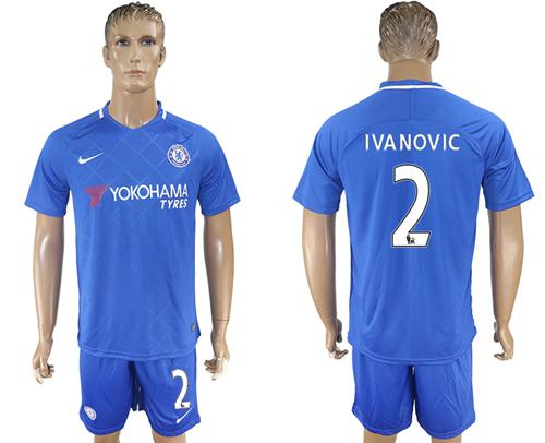 Chelsea #2 Ivanovic Home Soccer Club Jersey Chelsea #2 Ivanovic Home Soccer Club Jersey