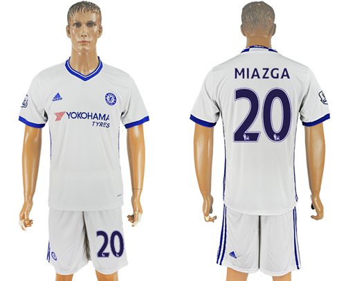 Chelsea #20 Miazga White Soccer Club Jersey