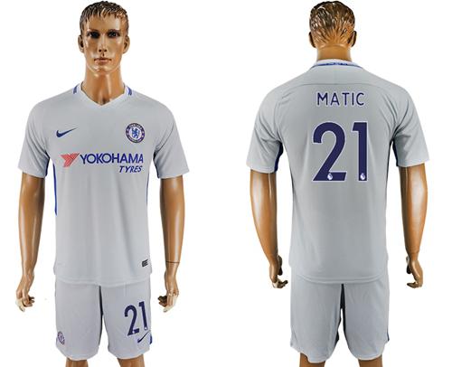 Chelsea #21 Matic Sec Away Soccer Club Jersey Chelsea #21 Matic Sec Away Soccer Club Jersey