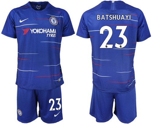 Chelsea #23 Batshuayi Home Soccer Club Jersey