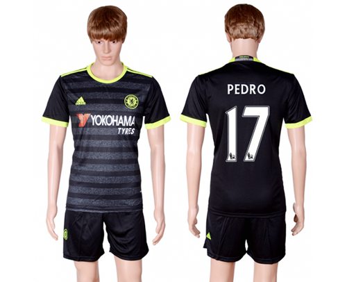 Chelsea #3 Marcos A. Away Soccer Club Jersey