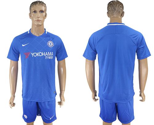 Chelsea Blank Home Soccer Club Jersey