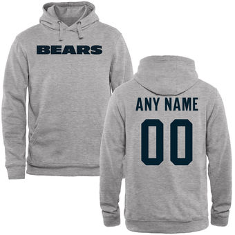 Chicago Bears Steel Custom Name & Number Wordmark Pullover Hoodie Chicago Bears Steel Custom Name & Number Wordmark Pullover Hoodie