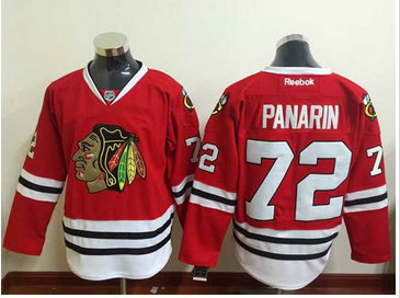 Chicago Blackhawks #72 Artemi Panarin Red Stitched NHL Jersey