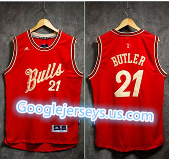 Chicago Bulls #21 Jimmy Butler Red 2015-2016 Christmas Day Stitched NBA Jersey Chicago Bulls #21 Jimmy Butler Red 2015-2016 Christmas Day Stitched NBA Jersey