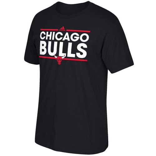 Chicago Bulls Adidas Dassler T-Shirt Black Chicago Bulls Adidas Dassler T-Shirt Black