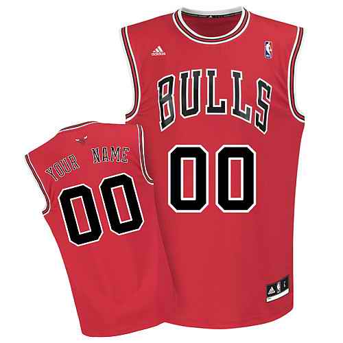 Chicago Bulls Youth Custom Red Jersey Chicago Bulls Youth Custom Red Jersey