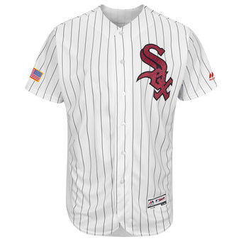 Chicago White Sox Majestic Fashion Stars & Stripes FlexBase Jersey - White