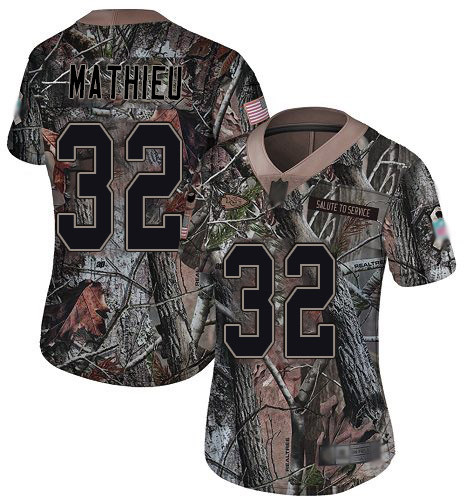 Chiefs #32 Tyrann Mathieu Camo Women's Stitched Football Limited Rush Realtree Jersey Chiefs #32 Tyrann Mathieu Camo Women's Stitched Football Limited Rush Realtree Jersey