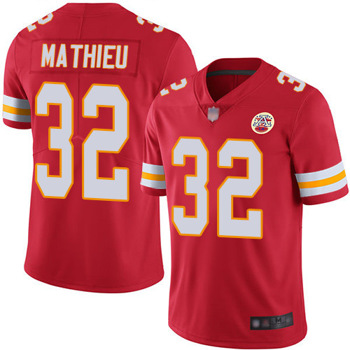 Chiefs #32 Tyrann Mathieu Red Team Color Men's Stitched Football Vapor Untouchable Limited Jersey