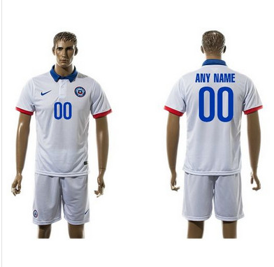 Chile Personalized Away Soccer Country Jersey