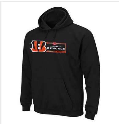Cincinnati Bengals Majestic Critical Victory VII Pullover Hoodie Black