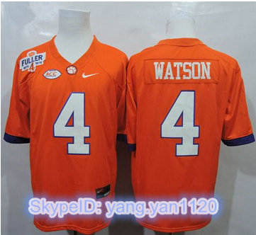 Clemson Tigers #4 Deshaun Watson Orange 1975-1978 Fuller Stitched NCAA Jersey Clemson Tigers #4 Deshaun Watson Orange 1975-1978 Fuller Stitched NCAA Jersey