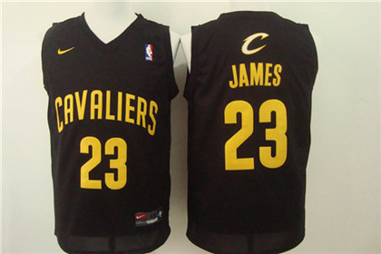 Cleveland Cavaliers #23 LeBron James Black  Men's  Stitched NBA Jersey