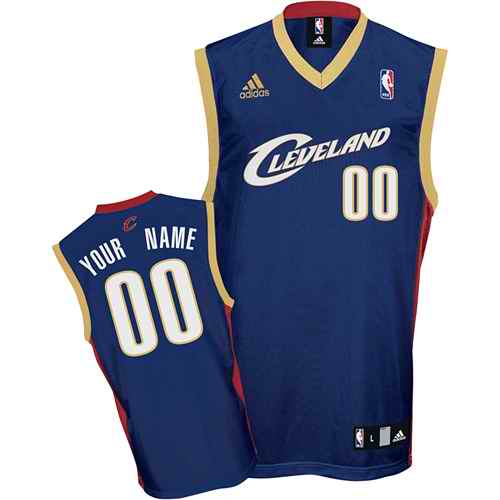 Cleveland Cavaliers Custom Blue Adidas Alternate Jersey