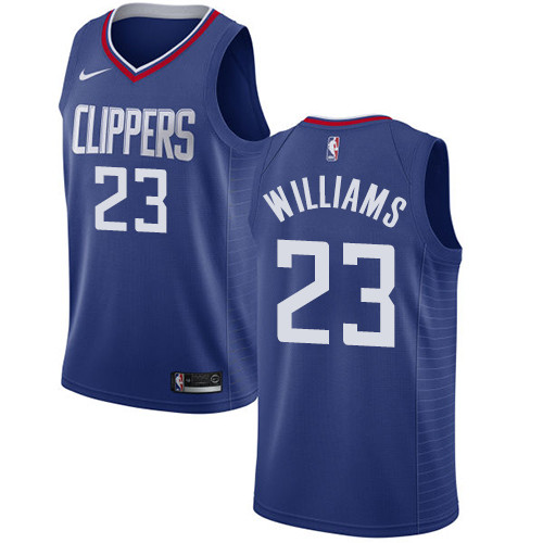 Clippers #23 Louis Williams Blue Youth Basketball Swingman Icon Edition Jersey