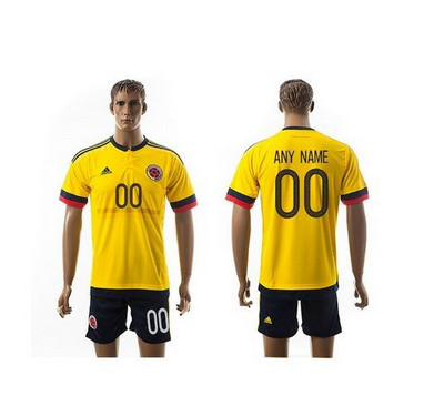 Colombia Personalized Home Soccer Country Jersey Colombia Personalized Home Soccer Country Jersey