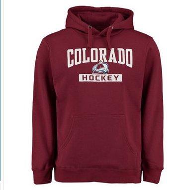 Colorado Avalanche Rinkside City Pride Pullover Hoodie Burgundy