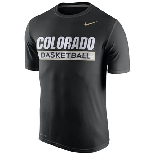 Colorado Buffaloes Nike Basketball Practice Performance T-Shirt Navy