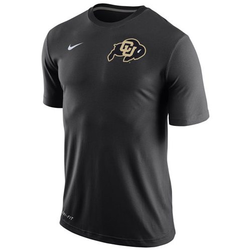 Colorado Buffaloes Nike Stadium Dri-FIT Touch Top Navy