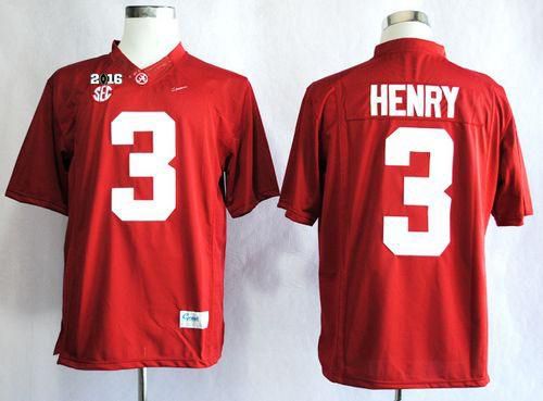 Crimson Tide #3 Derrick Henry Red Limited 2016 College Football Playoff National Championship Patch Stitched NCAA Jersey Crimson Tide #3 Derrick Henry Red Limited 2016 College Football Playoff National Championship Patch Stitched NCAA Jersey