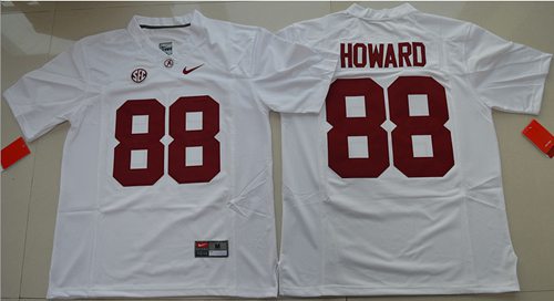 Crimson Tide #88 O. J. Howard White Limited Stitched NCAA Jersey Crimson Tide #88 O. J. Howard White Limited Stitched NCAA Jersey