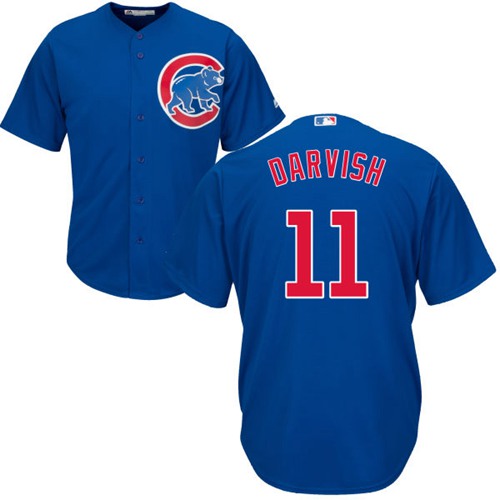 Cubs #11 Yu Darvish Blue Alternate Stitched Youth MLB Jersey Cubs #11 Yu Darvish Blue Alternate Stitched Youth MLB Jersey