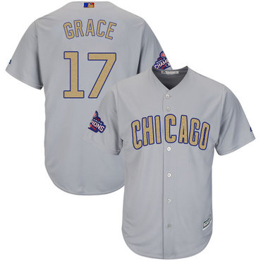 Cubs #17 Mark Grace World Series Champions Gold Program Cool Base Jersey Cubs #17 Mark Grace World Series Champions Gold Program Cool Base Jersey